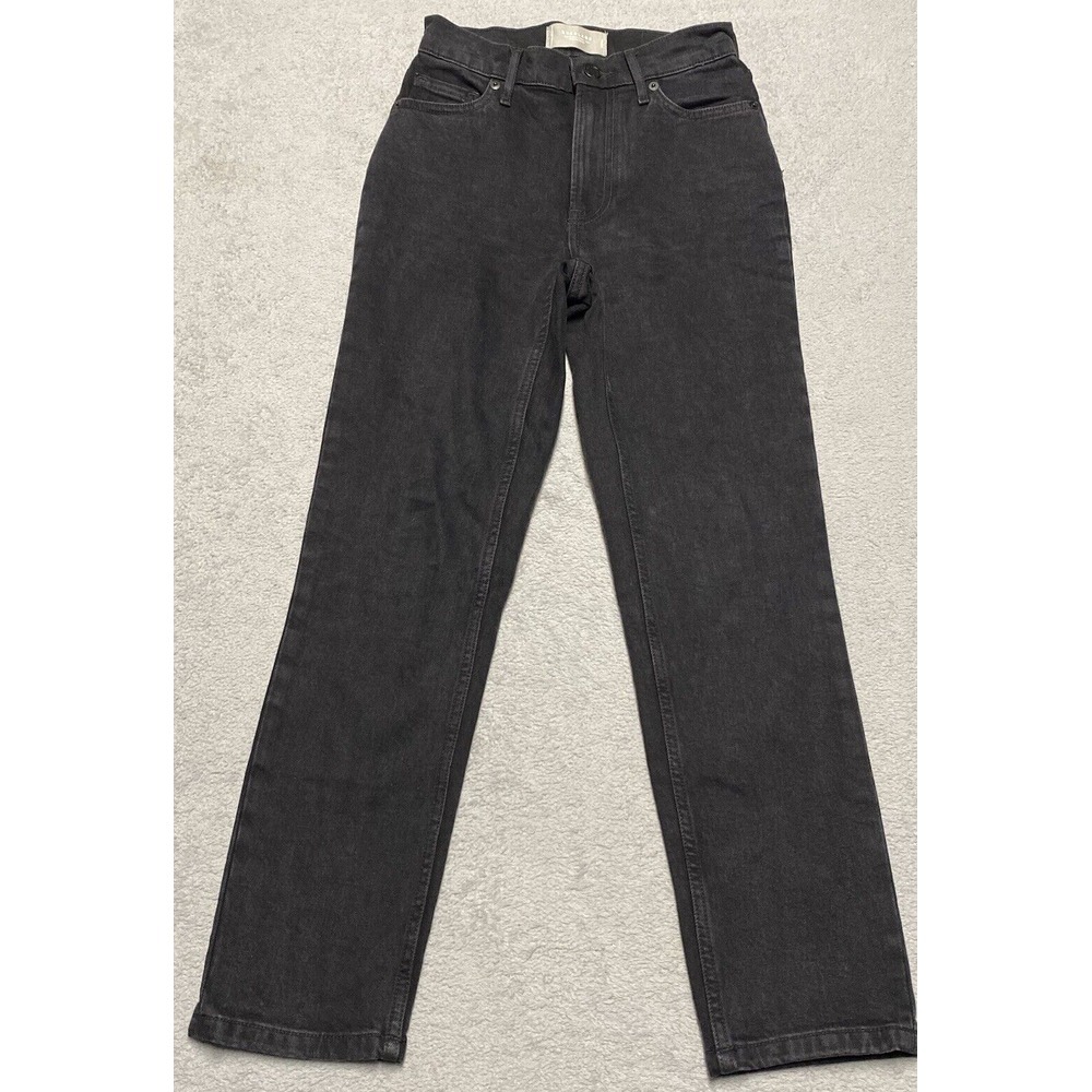 Everlane Cheeky Jean Size 23 Crop Black 24x26 Denim Organic Cotton